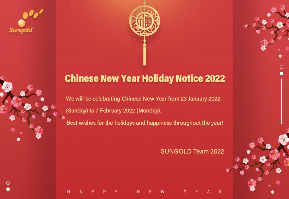 Chinese New Year Holiday Notice 2022